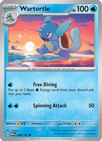Wartortle (8/165) - SV Scarlet & Violet 151
