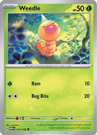 Weedle (13/165) - SV Scarlet & Violet 151