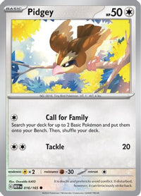 Pidgey (16/165) - SV Scarlet & Violet 151