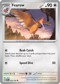 Fearow (22/165) - SV Scarlet & Violet 151