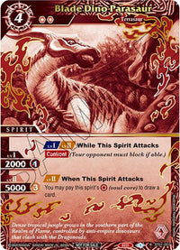 Blade Dino Parasaur (Jeu de cartes finaliste Vol. 2) (ST01-007) [Promotions de lancement et d'événement] 