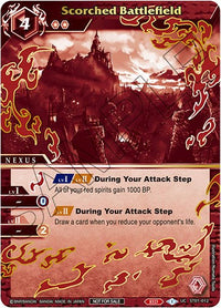 Scorched Battlefield (Jeu de cartes finaliste Vol. 2) (ST01-012) [Promotions de lancement et d'événement] 