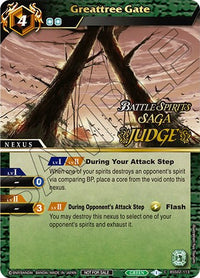 Greattree Gate (Judge Pack Vol. 2) (BSS02-113) [Cartes promotionnelles Battle Spirits Saga] 