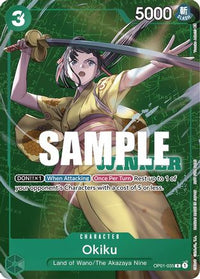 Okiku (Tournament Pack Vol. 4) [Gagnant] [Cartes promotionnelles One Piece] 