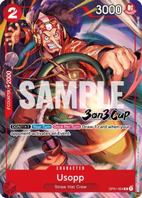 Usopp (Coupe 3 contre 3) [Participant] [Cartes promotionnelles One Piece] 
