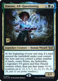 Zimone, All-Questioning [Duskmourn: House of Horror Prerelease Promos]