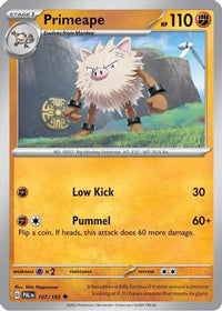 Primeape (Cosmos Holo) (107/193) - Miscellaneous Cards & Products Holofoil