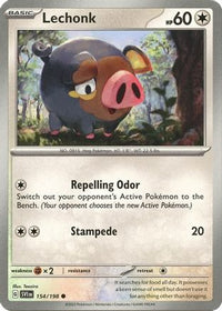 Lechonk (Holo) (154/198)  - Deck Exclusives Holofoil