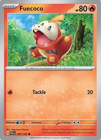 Fuecoco (Summer 2023 Collector Chest) (34/193)  - Miscellaneous Cards & Products Holofoil
