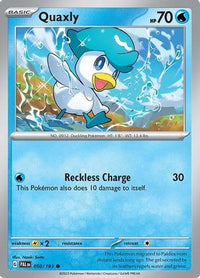 Quaxly (Summer 2023 Collector Chest) (50/193)  - Miscellaneous Cards & Products Holofoil