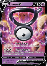 Unown V (SWSH300) - SWSH Sword & Shield Promo Cards Holofoil