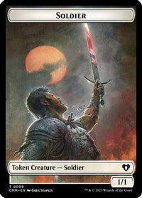 Soldier // Ogre Double-Sided Token (CMM-9 // 28) - Commander Masters