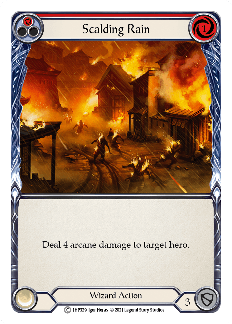 Scalding Rain (Red) [1HP329] (History Pack 1) - POKÉ JEUX