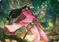 Sakiko, Mother of Summer Art Card (ASCMM-024) - Art Series: Commander Masters