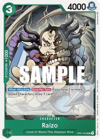 Raizo (Event Pack Vol. 2) [Cartes promotionnelles One Piece] 