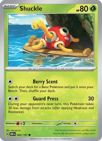 Shuckle (5/197) - SV03 Obsidian Flames