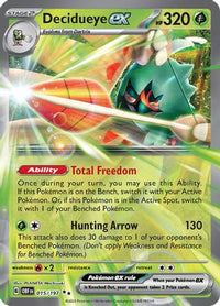Decidueye ex (15) - SV03 Obsidian Flames Holofoil