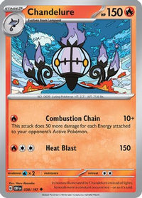 Chandelure (38) - SV03 Obsidian Flames