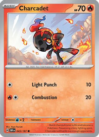 Charcadet (43) - SV03 Obsidian Flames