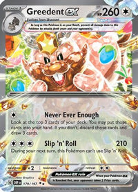 Greedent ex (179) - SV03 Obsidian Flames Holofoil