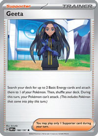 Geeta (188) - SV03 Obsidian Flames Holofoil