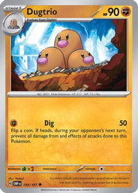Dugtrio (104/197) - SV03 Obsidian Flames