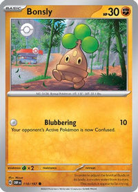 Bonsly (110) - SV03 Obsidian Flames