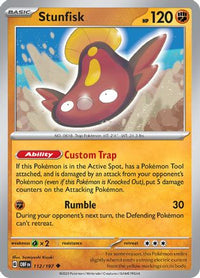 Stunfisk (112/197) - SV03 Obsidian Flames