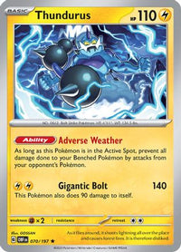Thundurus (70/197) - SV03 Obsidian Flames Holofoil