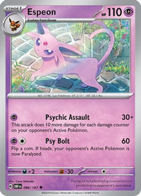 Espeon (86/197) - SV03 Obsidian Flames