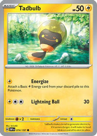 Tadbulb (74/197)  - SV03 Obsidian Flames