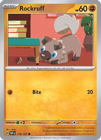 Rockruff (116/197) - SV03 Obsidian Flames