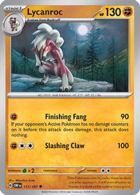 Lycanroc (117) - SV03 Obsidian Flames