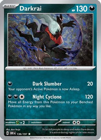Darkrai (136) - SV03 Obsidian Flames Holofoil