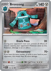 Bronzong (145) - SV03 Obsidian Flames