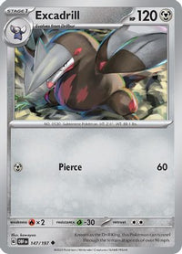 Excadrill (147/197) - SV03 Obsidian Flames