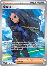 Geeta (218/197)  - SV03 Obsidian Flames Holofoil