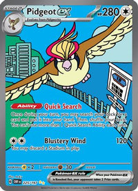 Pidgeot ex (225/197) - SV03 Obsidian Flames Holofoil