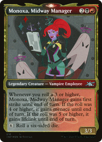 Monoxa, Midway Manager (Vitrine) (Galaxy Foil) [Unfinity] 
