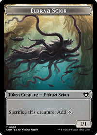 Eldrazi Scion // Satyr Double-Sided Token [Commander Masters Tokens]
