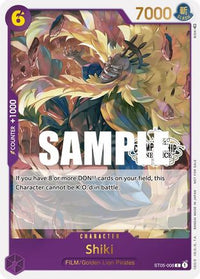 Shiki (Pack de participation au championnat du magasin Vol. 2) [Cartes promotionnelles One Piece] 