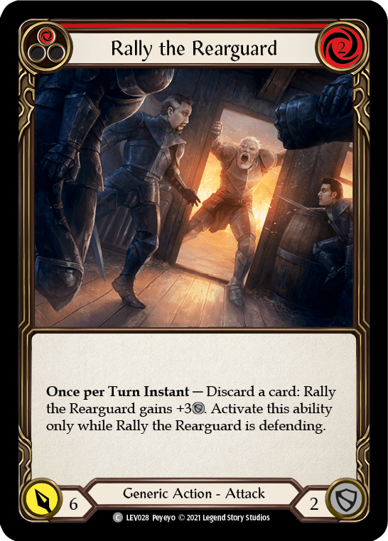 Rally the Rearguard (Red) [LEV028] (Monarch Levia Blitz Deck) - POKÉ JEUX