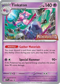 Tinkaton (Prerelease) [Staff] (20) - SV Scarlet & Violet Promo Cards Holofoil
