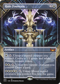 Halo Fountain (Borderless Alternate Art) [Streets of New Capenna]