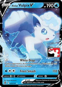 Alolan Vulpix V (33) - Prize Pack Series Cards Holofoil