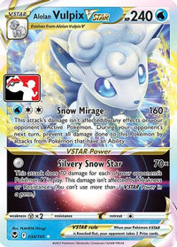 Alolan Vulpix VSTAR (34) - Prize Pack Series Cards Holofoil