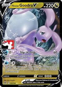 Hisuian Goodra V (135/196)  - Prize Pack Series Cards Holofoil