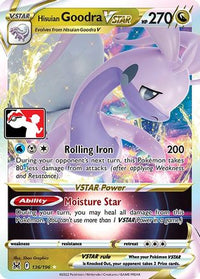 Hisuian Goodra VSTAR (136/196)  - Prize Pack Series Cards Holofoil