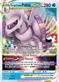 Origin Forme Palkia VSTAR (40) - Prize Pack Series Cards Holofoil