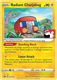 Radiant Charjabug (51) - Prize Pack Series Cards Holofoil